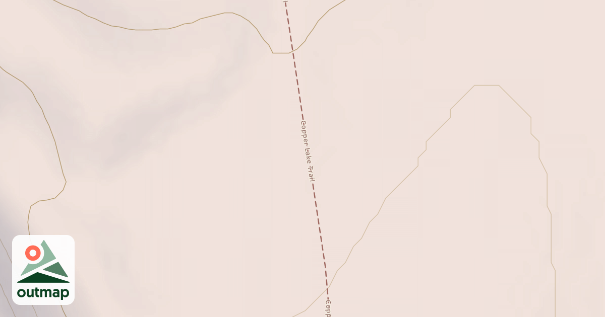 Map of Copper Lake Trail