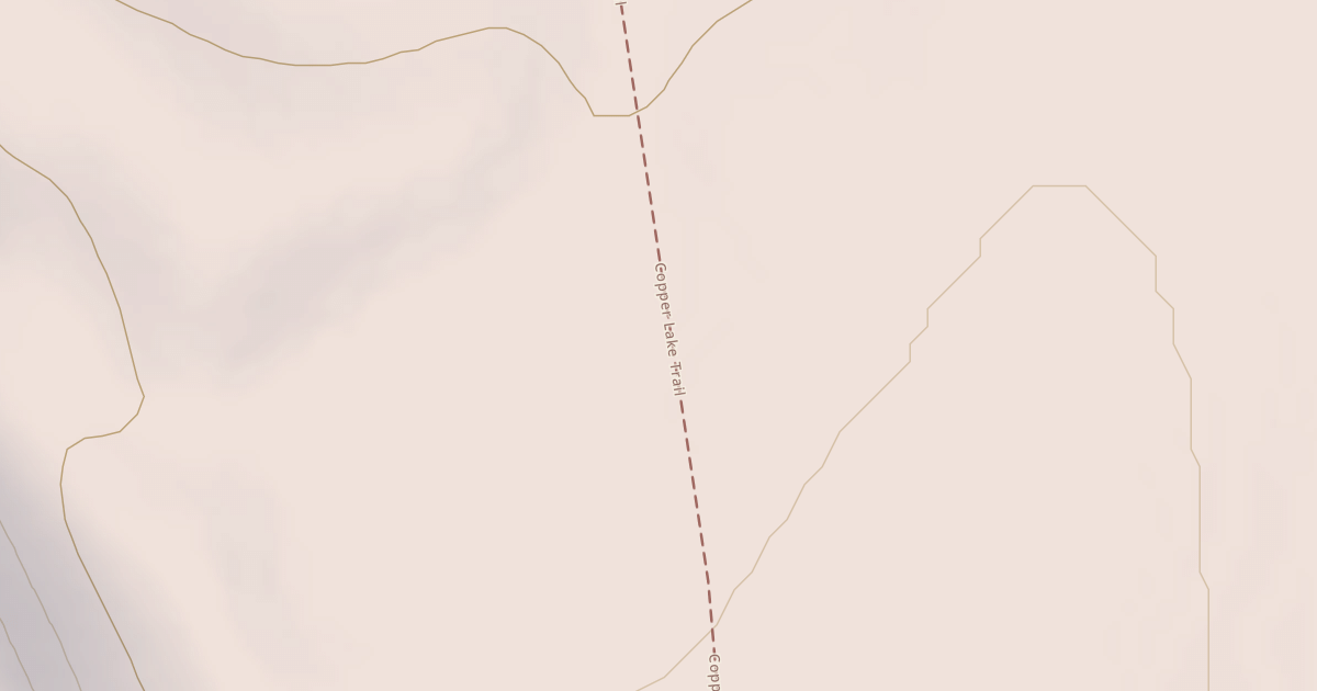 Map preview of Copper Lake Trail