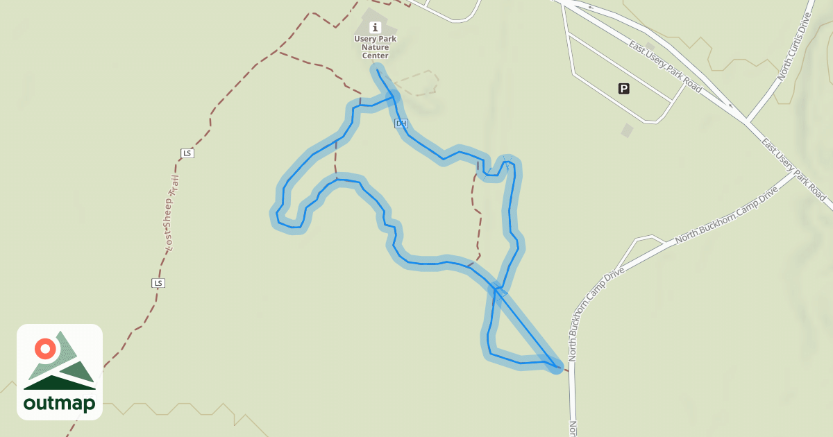 Map of Desert Hawk Trail