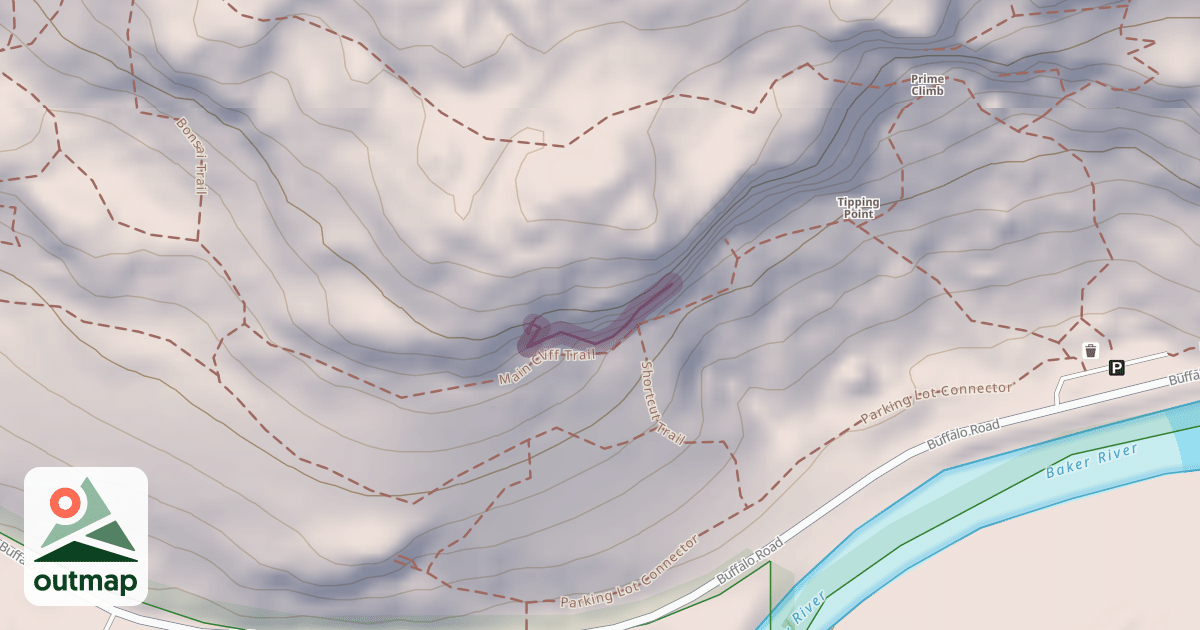 Map of Main Cliff Left