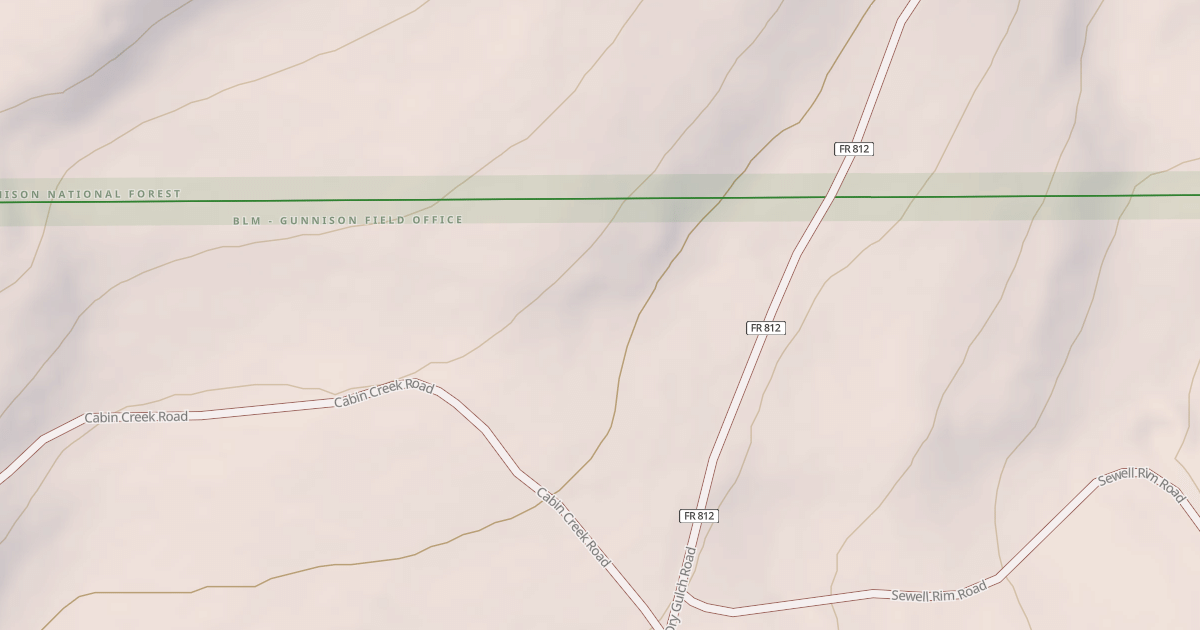 Map preview of BLM National GTLF Public Motorized Roads 65619193-7700-4a27-a14c-8a22864d479a