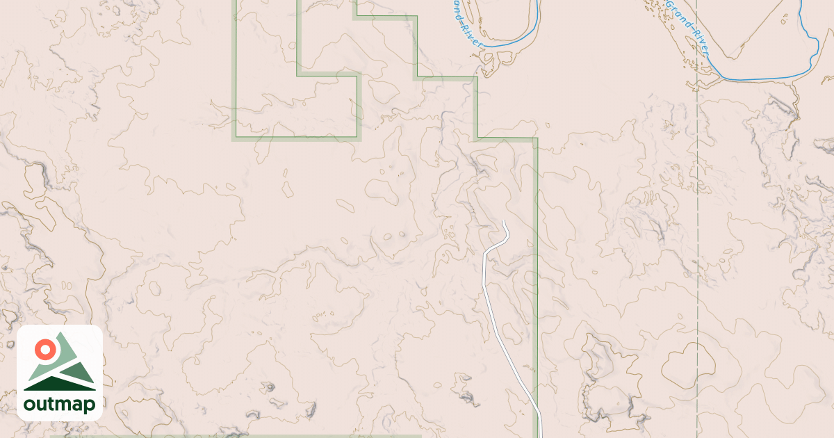 Map of (FDR) GRAND RIVER