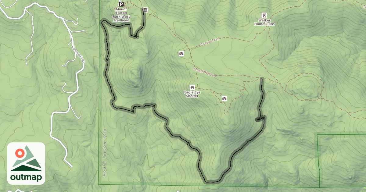Map of Parmalee Trail