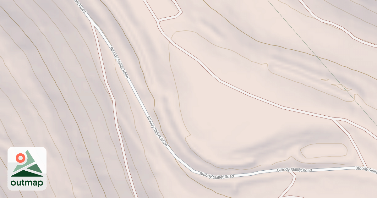 Map of Bloody Skillet ATV Trail