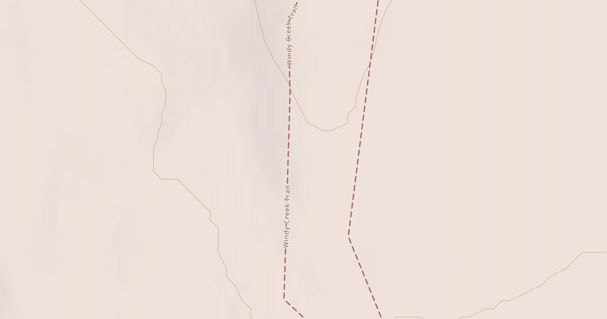 Map preview of Windy Creek Subsistence Ohv Trail