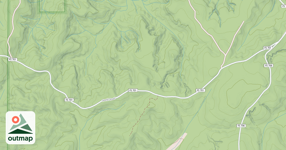 Map of NORTH in Hale