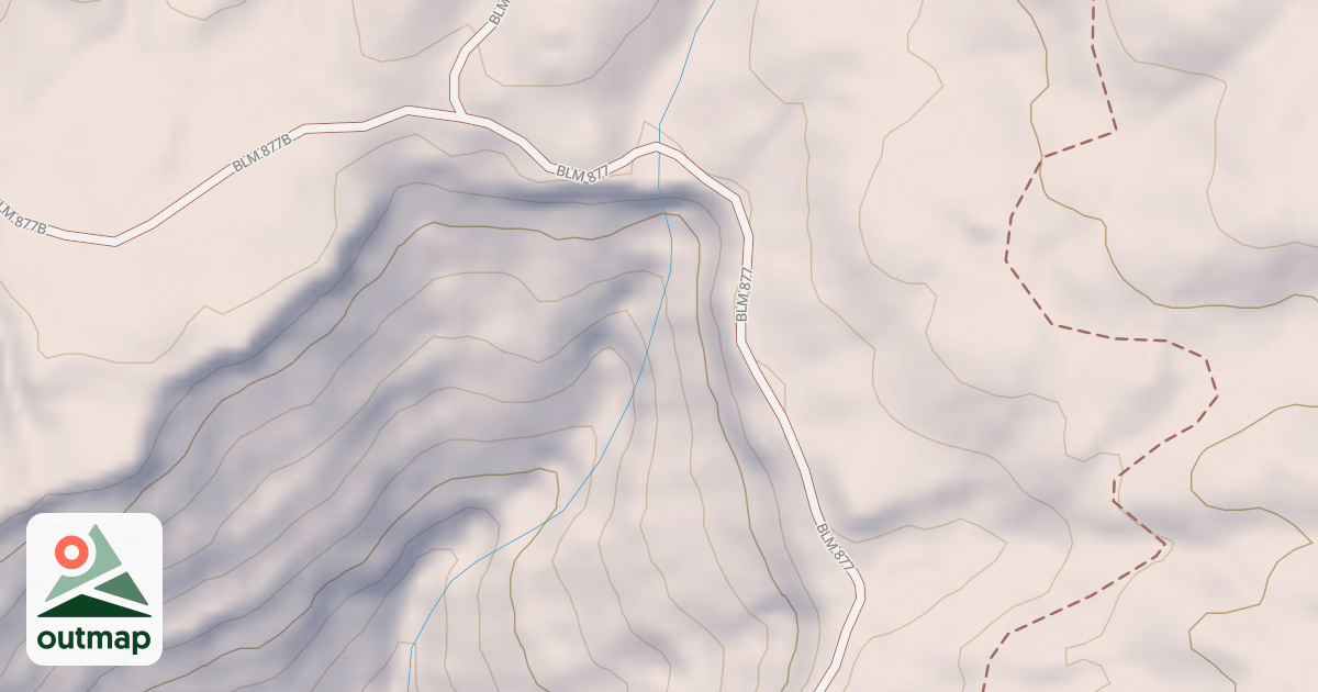 Map of BLM National GTLF Public Motorized Roads daf57dbe-306a-449c-8447-212018ad1d75