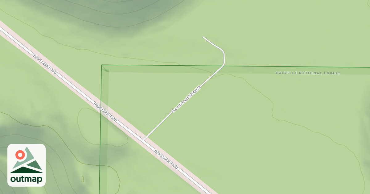 Map of USFS Motor Vehicle Use Map Roads {66856B94-E337-4EF4-B320-F852F9DCD378}