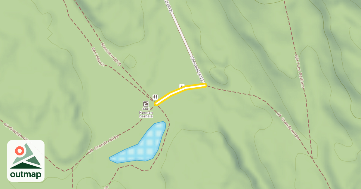 Map of A1 Grande-Allée