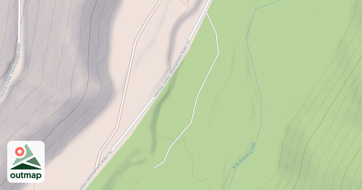 Map of BEAVER CREEK F