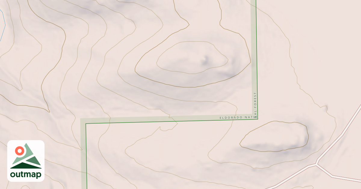 Map of CHARLIES SPUR