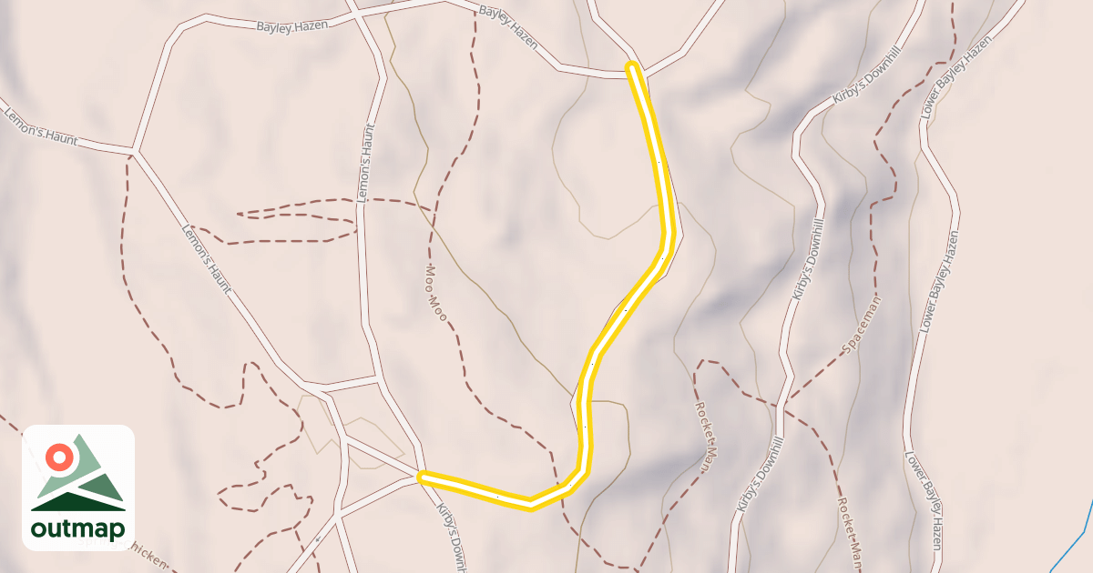Map of Moss Run