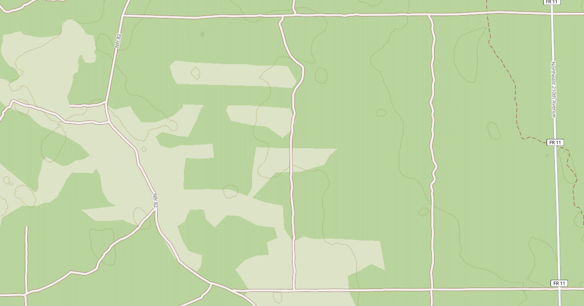 Map preview of USFS Motor Vehicle Use Map Roads {627D871C-4CDD-460F-B9B2-D3BE713EFAB0}