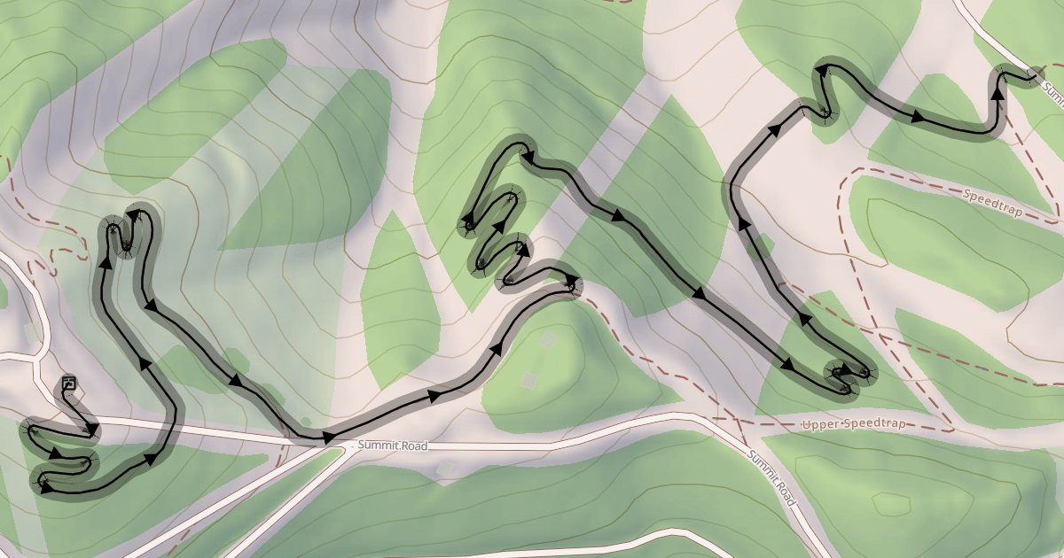 Map preview of Upper Flow Trail