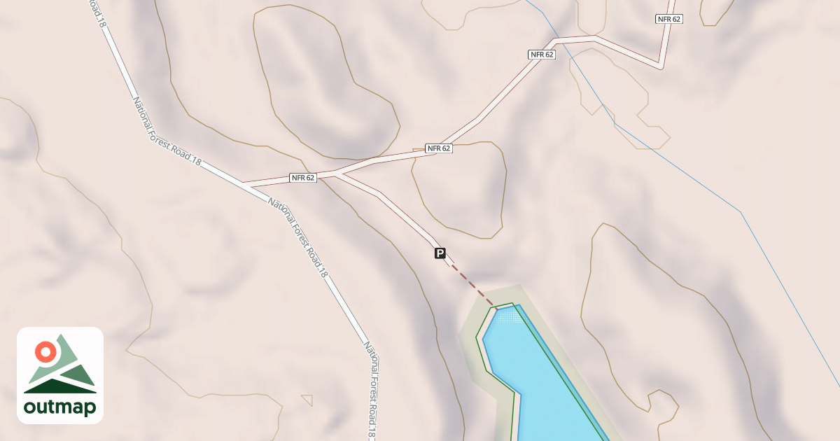 Map of BROKEN BRIDGE POND BOAT LAUNCH