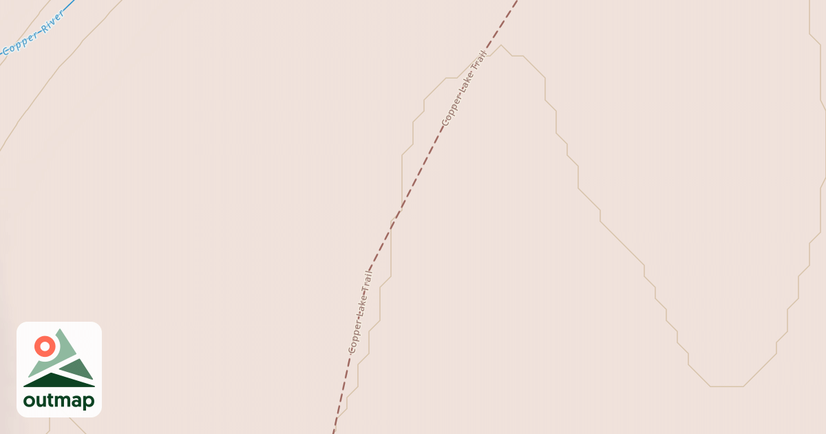 Map of Copper Lake Trail
