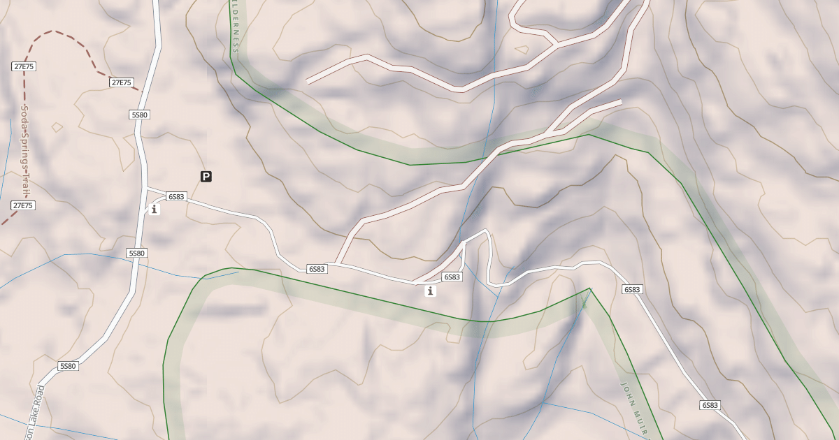 Map preview of Bear Diversion Ohv Route T4