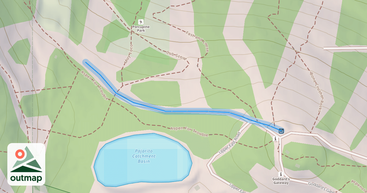 Map of Bruce's Blvd West