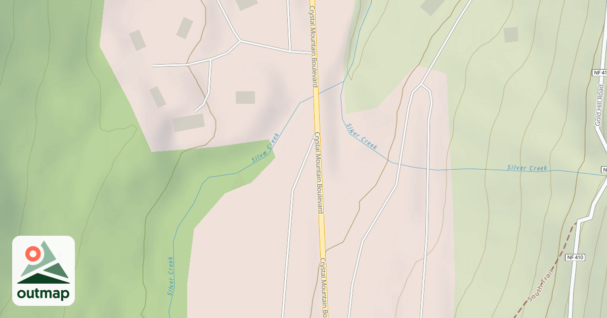 Map of CRYSTAL MTN SPUR