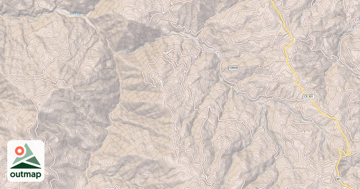 Map of STREETER RIDGE