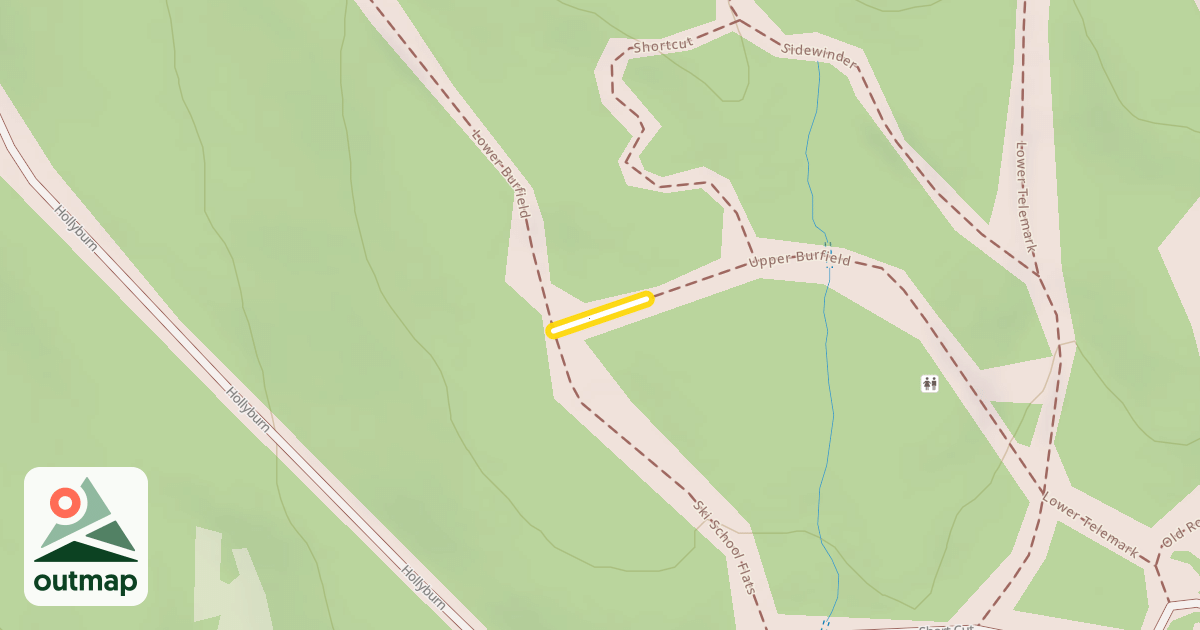 Map of Upper Burfield