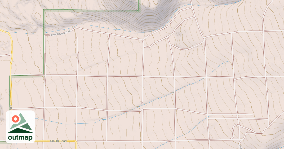 Map of ASH FLAT