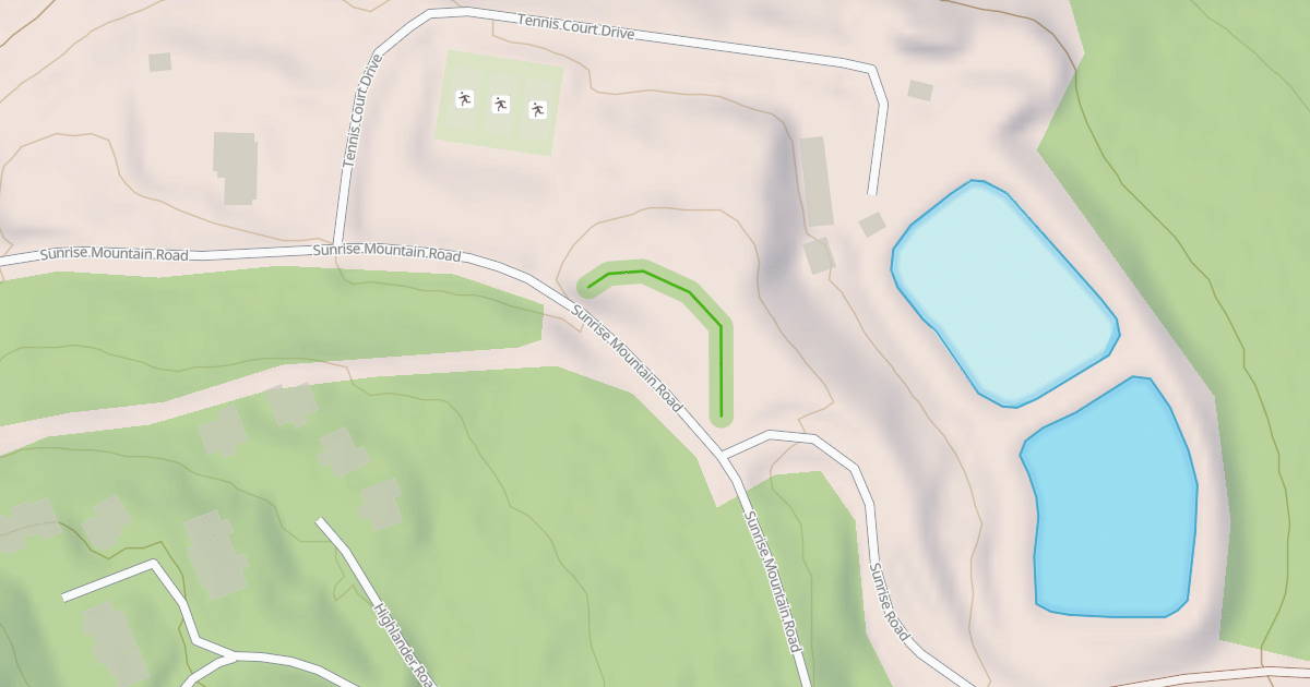 Map preview of Sunrise Trail