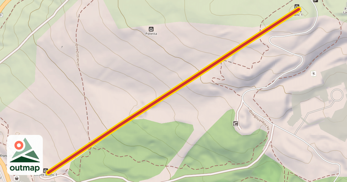 Map of Lièvre Blanc 2
