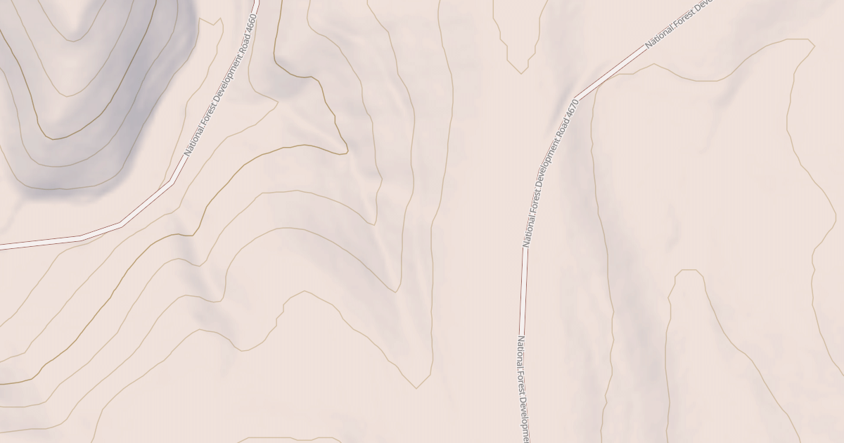 Map preview of USFS National Forest System Roads {105F6337-14BE-4294-B870-8AA7E9240BD5}