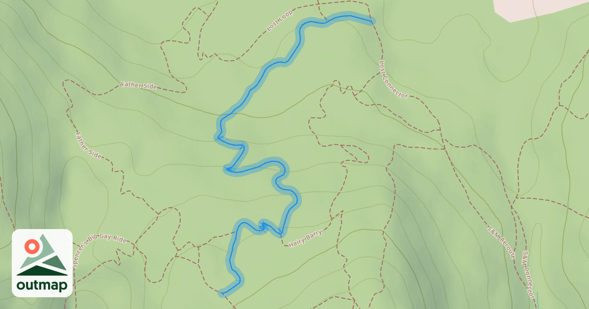 Map of Hairy Bomber