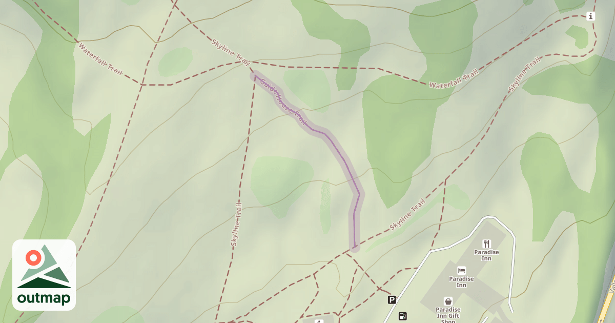 Map of Guide House Trail