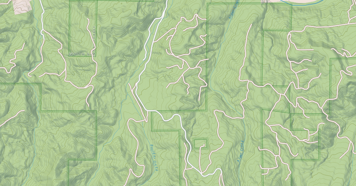 Map preview of BOULDER CREEK