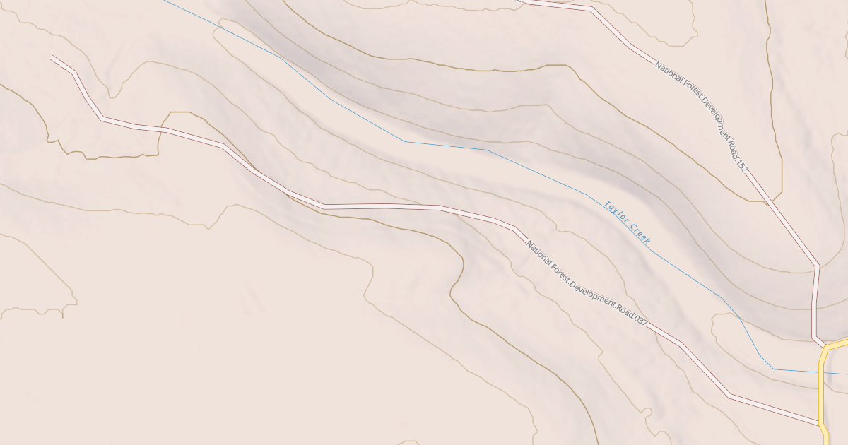 Map preview of USFS National Forest System Roads {E0465323-DBAF-4686-919D-73B78B8FA1A3}