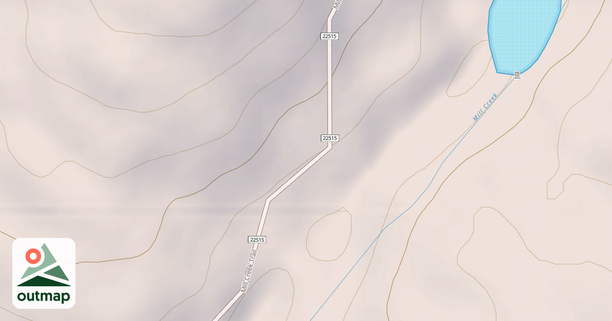 Map of Mill Creek Trail