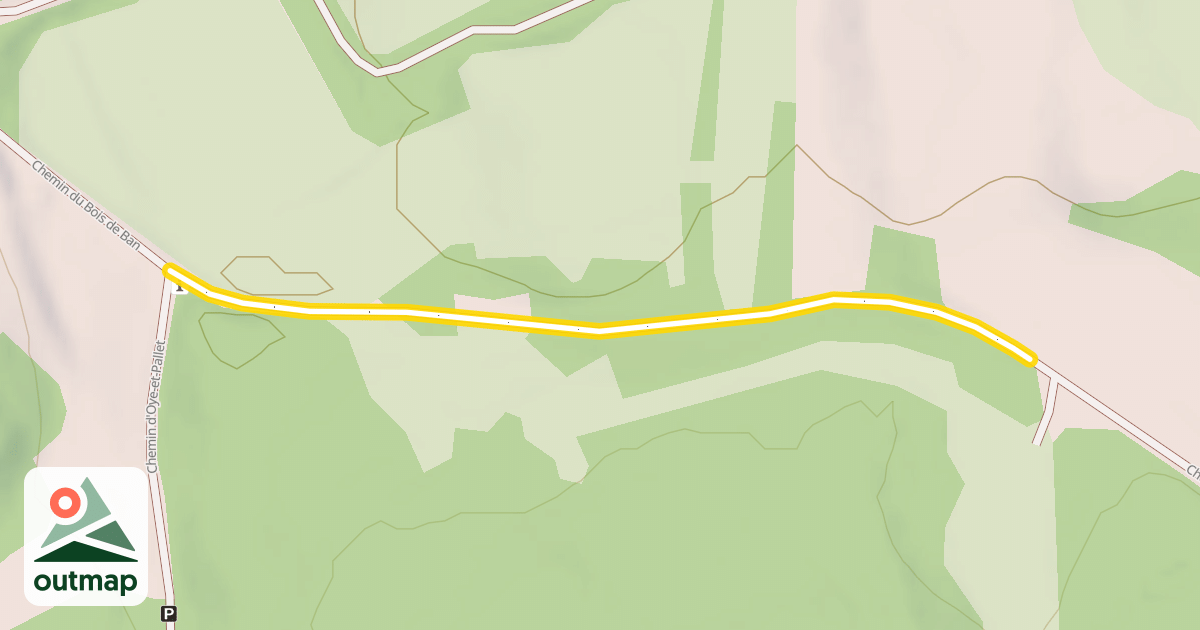 Map of Chemin du Bois de Ban
