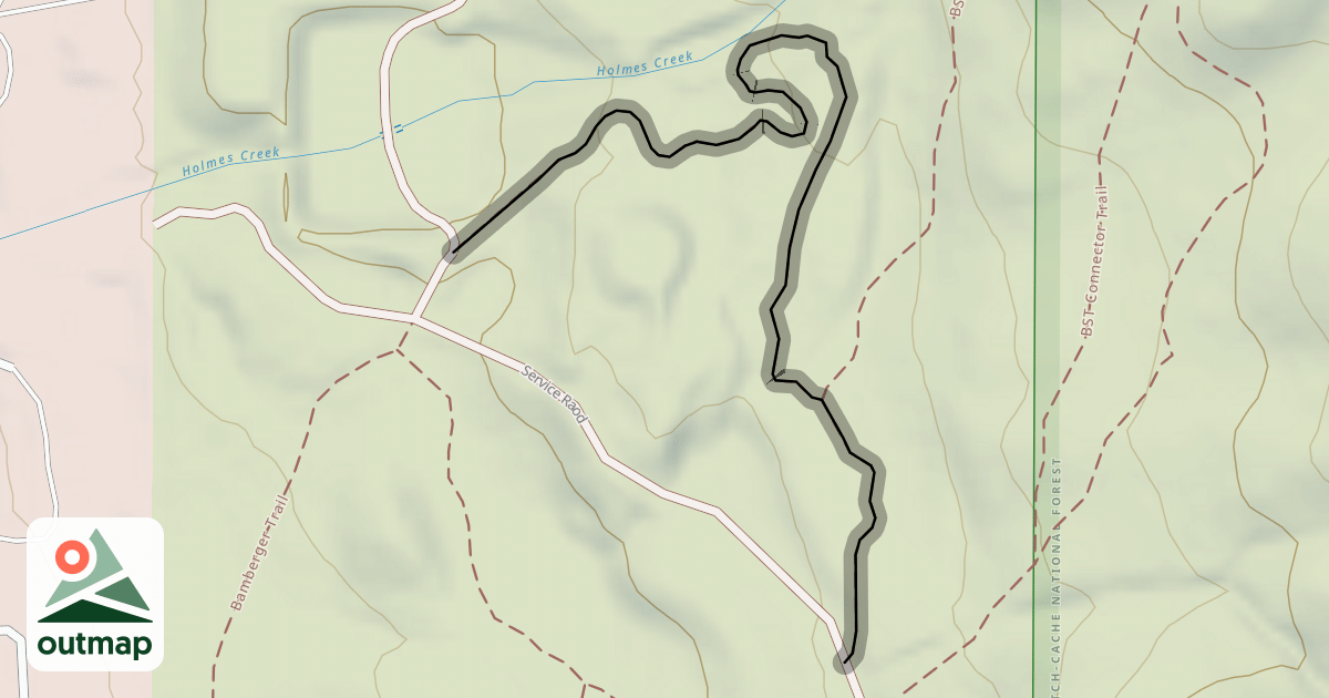 Map of Graveyard Trail