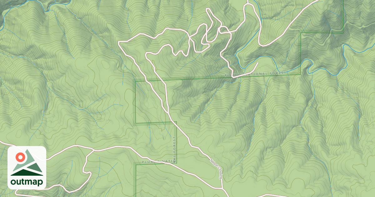 Map of NELSON CROSSING