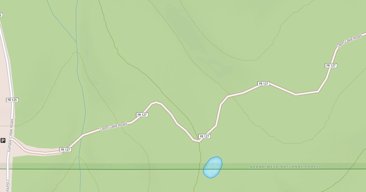 Map preview of LEON LAKE