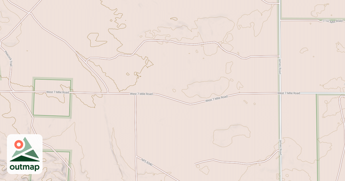 Map of Ward Hills Smt Cutacross Dnr36