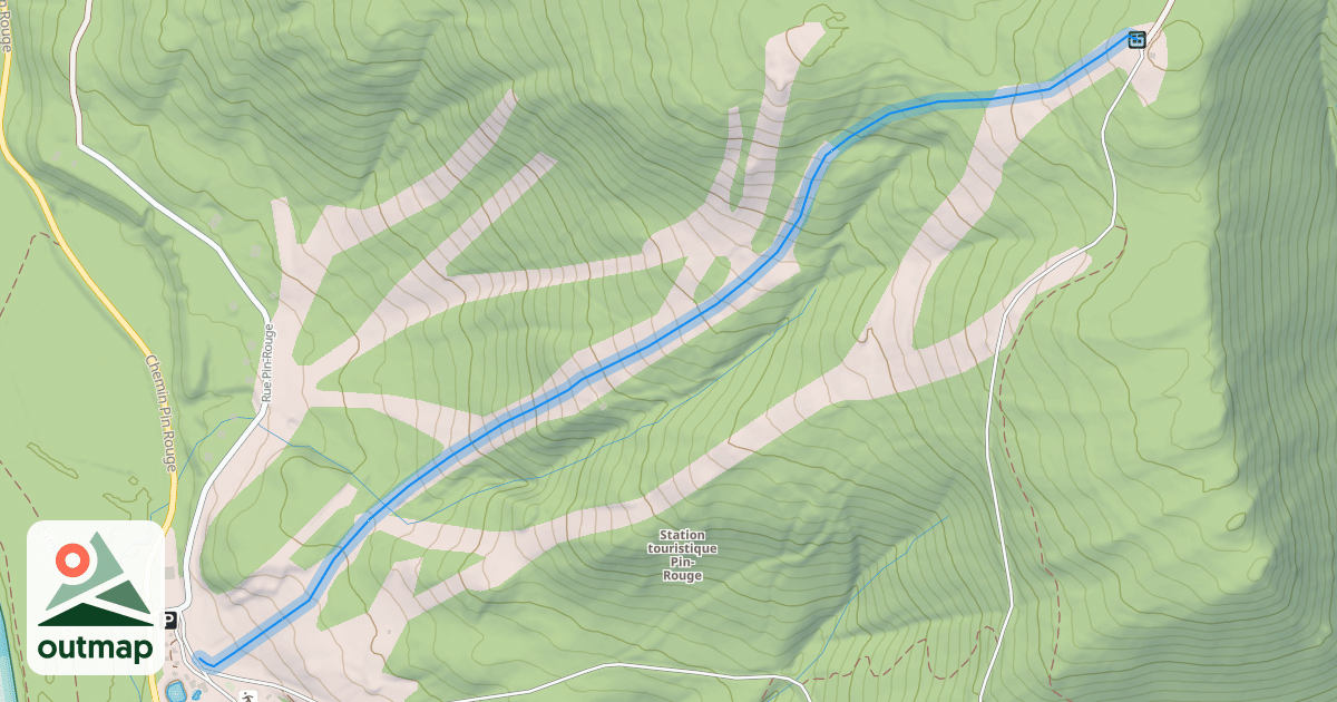 Map of La Pin Rouge