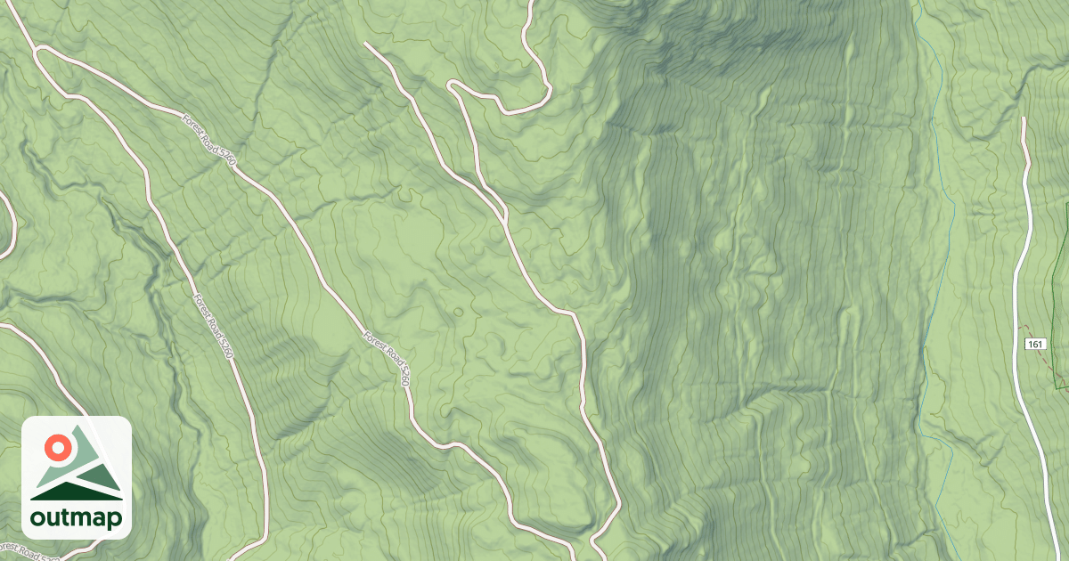 Map of DIXON MOUNTAIN