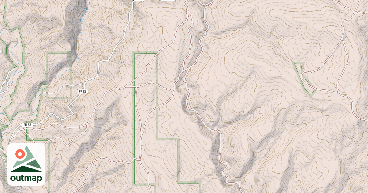 Map of USFS Motor Vehicle Use Map Roads {0269FA4A-E432-4B4D-832E-88914FAF8752}