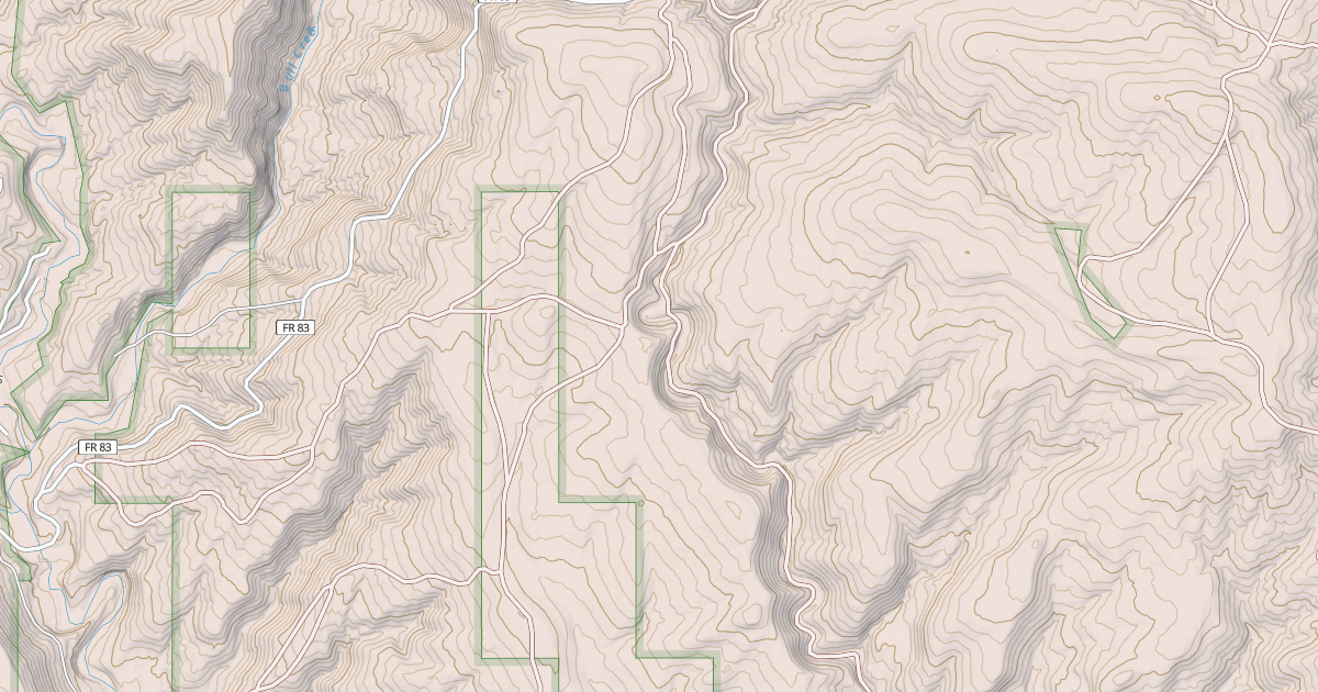 Map preview of USFS Motor Vehicle Use Map Roads {0269FA4A-E432-4B4D-832E-88914FAF8752}