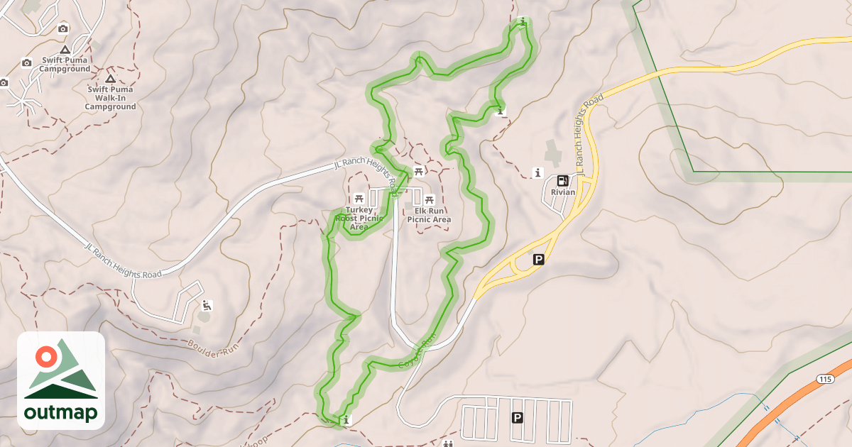 Map of Coyote Run