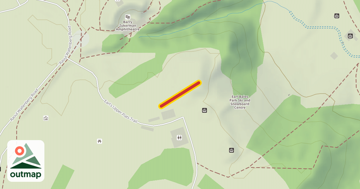 Map of Rope Tow