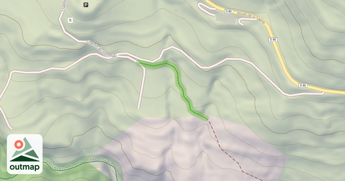 Map of Chemin du Pommier
