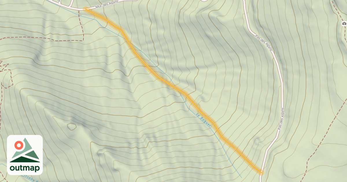 Map of La Combe