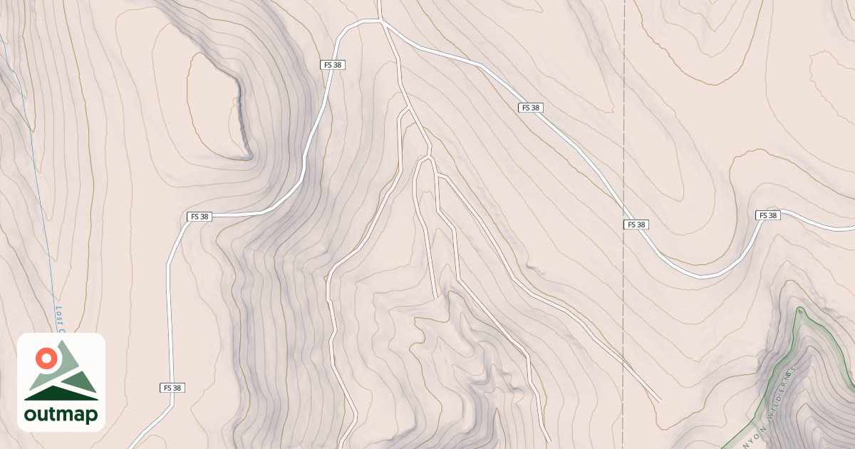 Map of USFS National Forest System Roads {9C585766-769B-452D-9F6C-60B9609FF6A6}