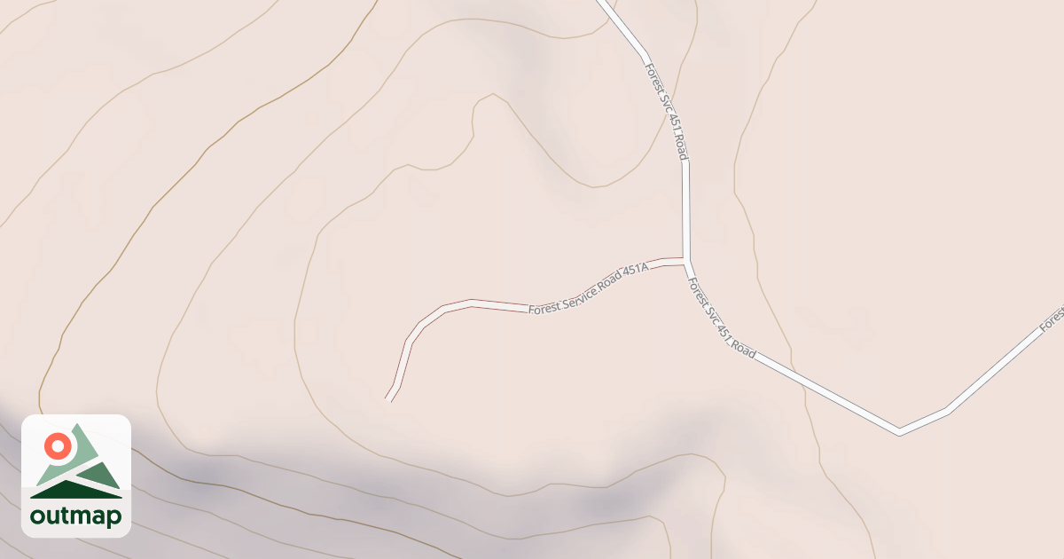 Map of USFS Motor Vehicle Use Map Roads {0609E0A2-7CB4-46A0-BC9D-167945FA603A}