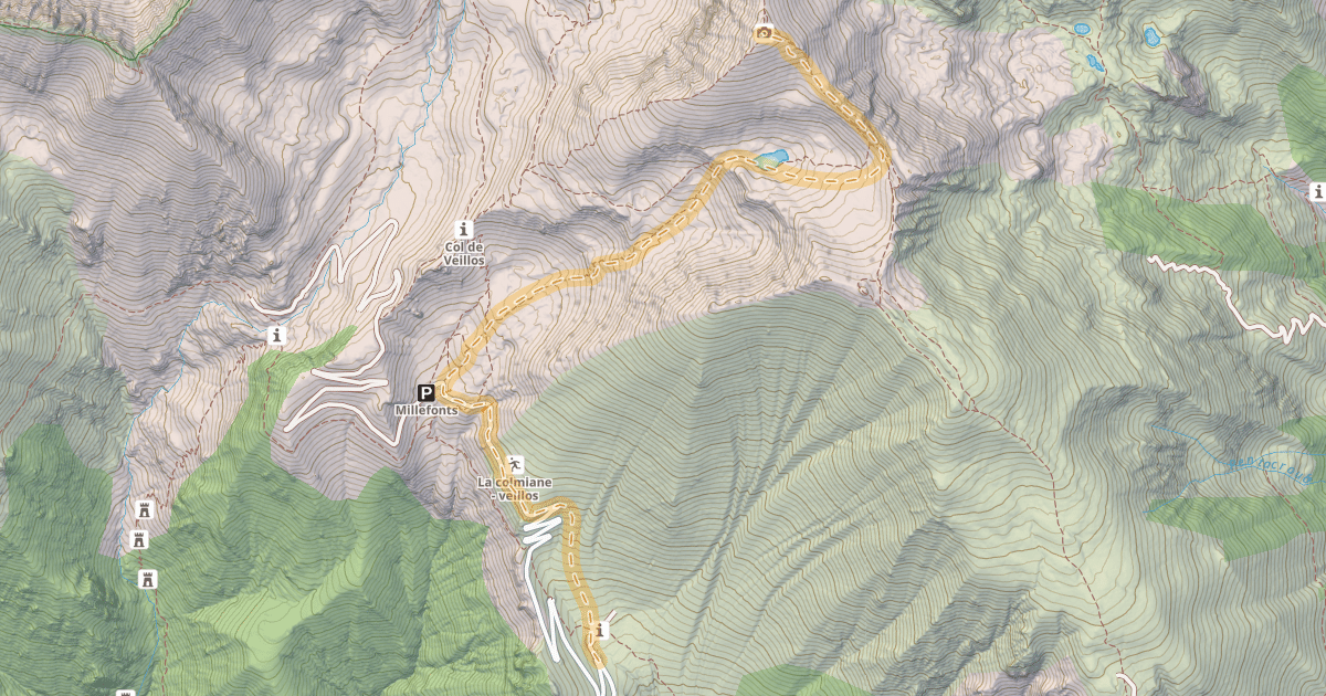Map preview of Mont Pépoiri — Plan de la Gourra